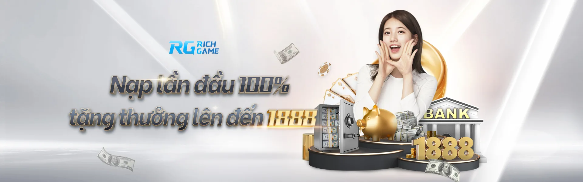 Nhận ngay khuyến mãi RG777: Khuyến mãi nạp lần đầu